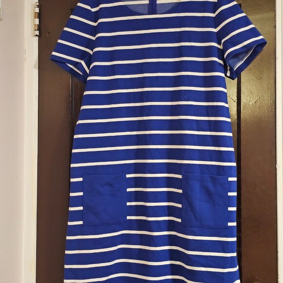 Gap Stretch Knit Shift Striped Dress - Picture 6 of 6